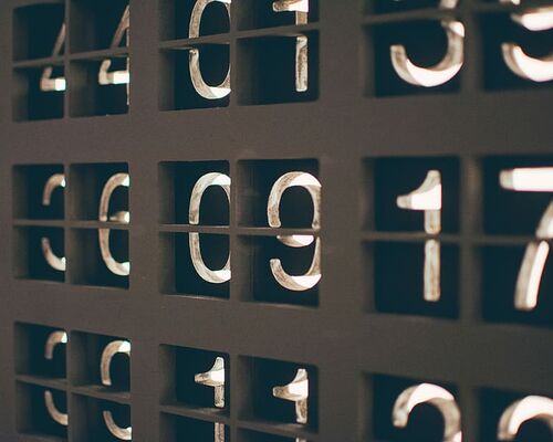 sign-number-number-board-information